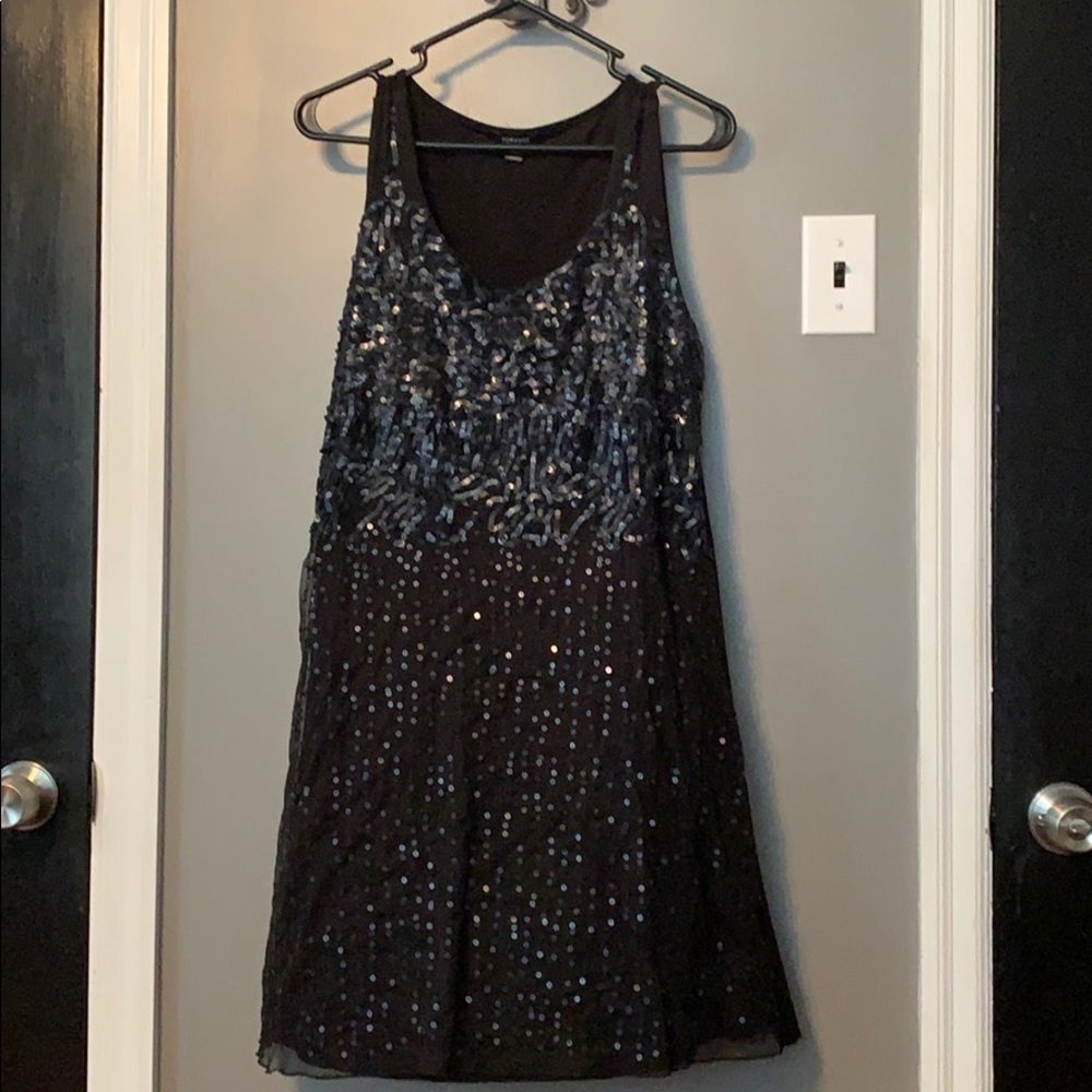 Sequence black dress
